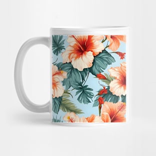 Hibiscus Flowers Pattern 16 Mug